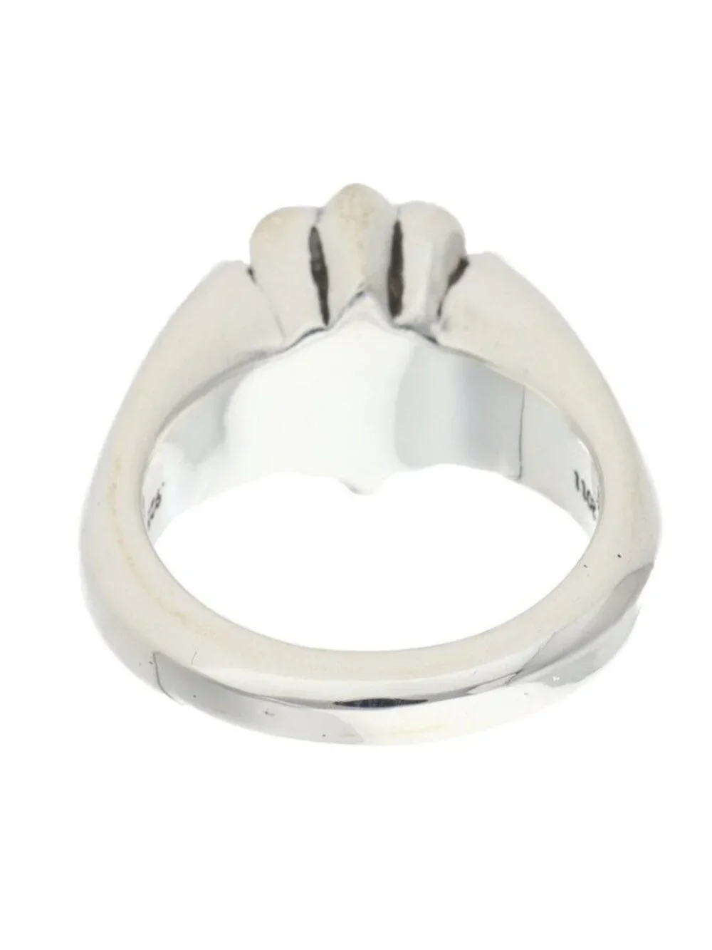 Chrome Hearts Cutout CH Pls Sml Small Plus Silver Ring